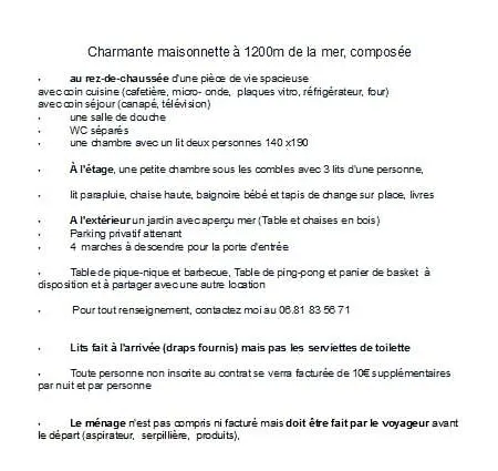 La Maisonnette à 1200 M De La *